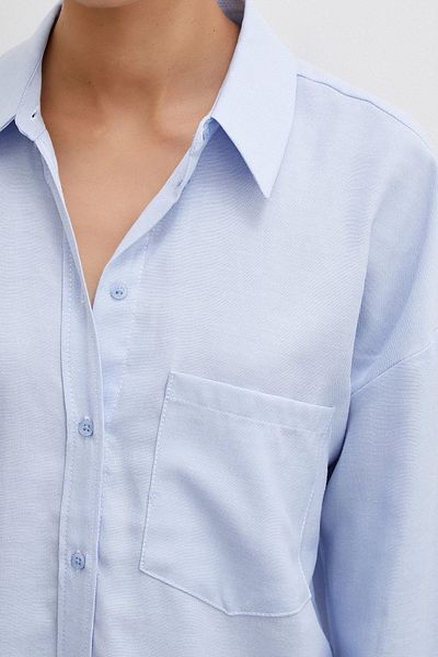 Never more Cămașă clasică Ice Blue Robe