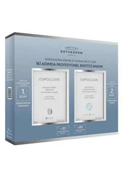 Institut Esthederm Osmoclean Gentle Deep Pore Cleanser 75ml + Lightening Buff...