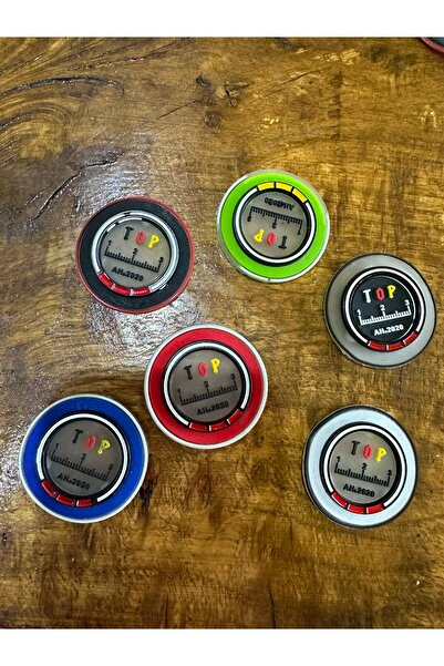 Gönülden Tasarım 4x4 cm set od 6 silikonskih šivaćih dodataka sa čeličnim prs...