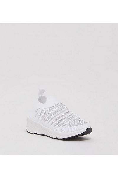 Aila White Kids Unisex Casual Shoes