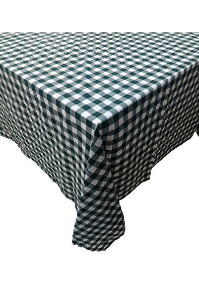 GÜLLÜCE HOME طاولة نزهة - مفرش طاولة القماش القطني، 170 × 170