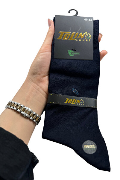 TOLIN 14189 Модель чоловічих бамбукових шкарпеток - 12-пакетний кольоровий набір