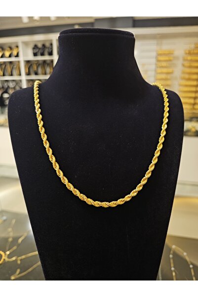 imitasyon dünyası 22 Ayar Altın Kaplama  4 mm Kalınlık 50,60,70,80 Cm Uzunluk...