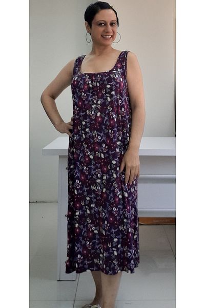 Mertcan Butik Φόρεμα με λουλούδια με μοτίβο με κορδόνια από βισκόζη
