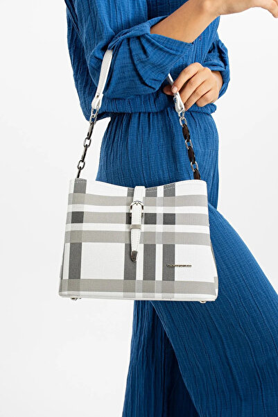 Just Polo new Season Plaid Women's Hand and Shoulder Bag