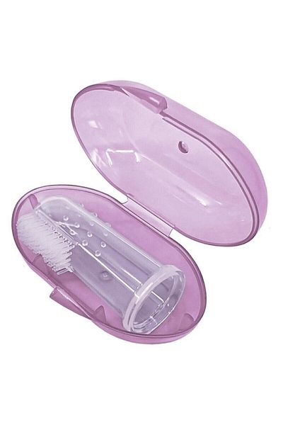 Ardinyo Finger Toothbrush and Storage Container Cat Dog Toothbrush Portable Hygienic