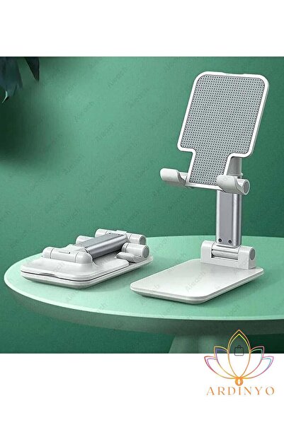 Ardinyo 2 Kademeli Ayarlı Masaüstü Tablet ve Telefon Tutucu Stand, Dayanıklı ...