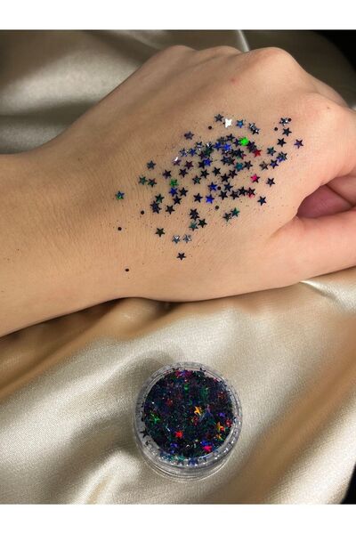 tolstoy Jel Kıvamında Parlak Glitter- Black Stars