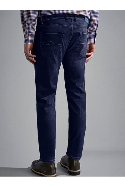 PAUL&SHARK Navy Blue Straight Model Jeans - Regular Waist, Men, Woven Fabric 14314120 -003