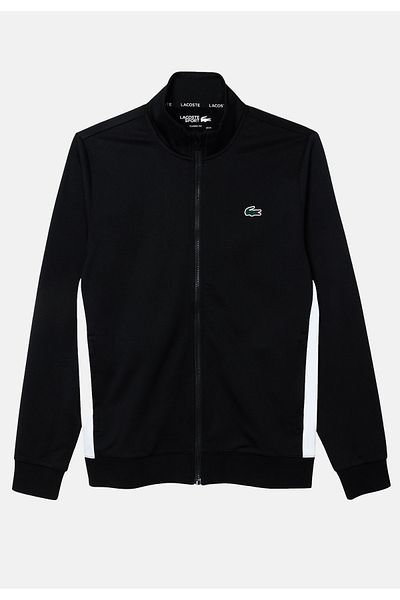 Lacoste Sweatjacke Trainingsjacke mit Reißversschluss und Stehkragen