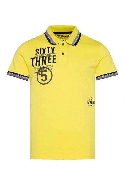Camp David Die Details und Seitenschlitze des Gömlek-Poloshirts sind groß