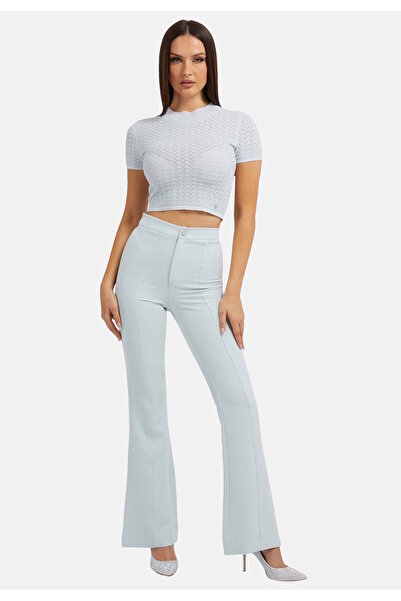 Guess DIANE FLARE PANT Beinform-Schlauch mit hoher Taille und Slim-Fit-Muster