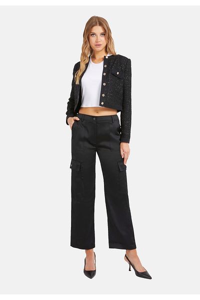 Guess Cargohose Benedetta Satin-Schlauch