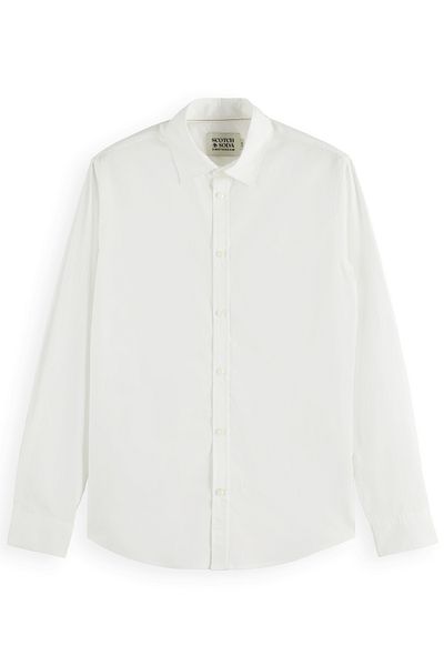 Scotch & Soda Hemd CORE POPLİN SOLID Langarmhemd