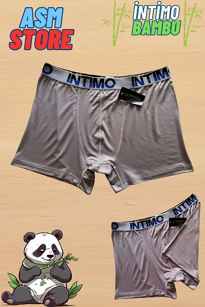 intimo Μπαμπού Boxser 2-συσκευασία