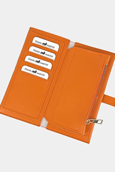 Frank Martin Lion Women's Portfolio - Handbag with Phone, Paper, Money and Coin Compartment