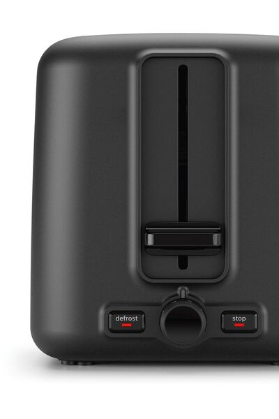 Bosch DesignLine Stainless Steel Toaster, Two Slice - Black, TAT3P423GB, 1 Year Warranty
