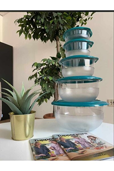 Tupperware Kristalin Saklama ve servis seti