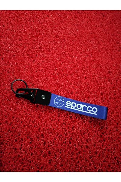 CEBECİOTO SPARCO Blue - Cloth Keychain, Quality Auto and Moto Accessory