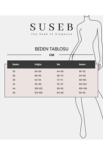 SUSEB Dantel Detaylı Midi Elbise