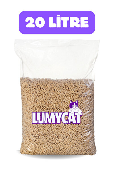 %100 Doğal Çam Peleti Kedi Kumu 20lt (10 KG) Tozsuz Çuval Gönderi