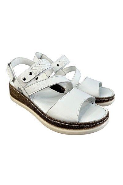 Mammamia D24YS-1640  Mammamia Deri Sandalet Kadın