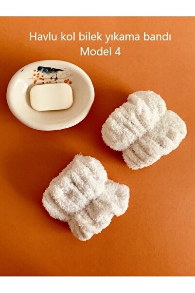Towel Bracelet Washing Armband Double Spa Bracelet White