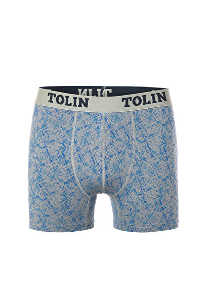TOLIN Ανδρικό Σετ Boxer με σχέδια 6 τεμαχίων - Βαμβακερό μονό ζέρσεϊ, Lycra 4147-05