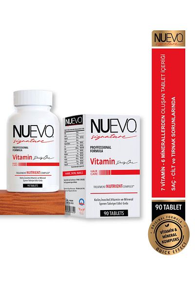 Nuevo Signature 90 Tablets - Hair, Nail and Skin Supporting Vitamin Complex