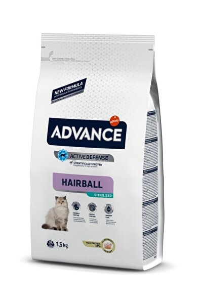 Advance Sterilised Hairball Hindili Kısır Kedi Maması 1,5 Kg