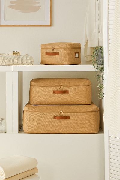 Ocean Home Textile Βάση από γιούτα - Σετ με 3 μαξιλάρια και πουλόβερ
