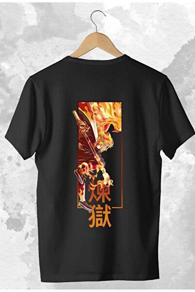 Massgai قاتل الشياطين بتصميم للجنسين: تيشيرت كيميتسو نو يايبا رنجوكو مطبوع كب...