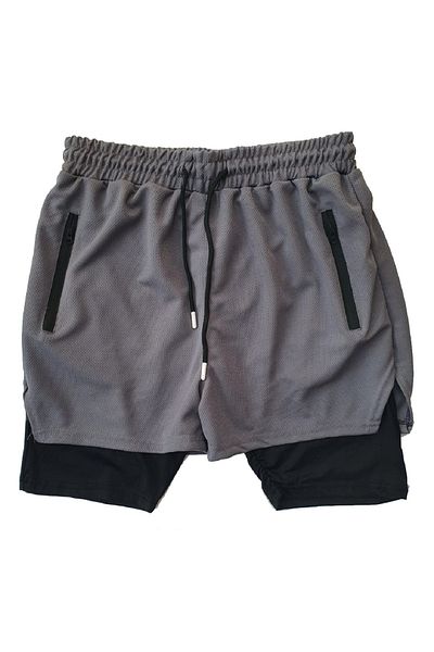 Machi Pantaloni scurți Makiteks Sportsman, cu fundul negru, pantaloni scurți sport cu mai multe buzunare