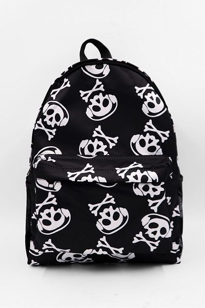 EFBUTİK Black Skull Collage σακίδιο πλάτης
