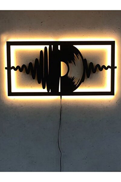 Mony Tasarım Led Işıklı Dekoratif Plak Tablo Duvar Süsü Dekorasyon Tp01