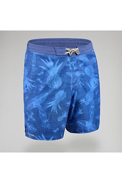 Decathlon Uzun Boardshort - Mavi - 100