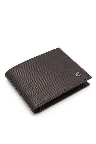 Cacharel Men's Leather Wallet Brown A. Shell - Model 2664a4k