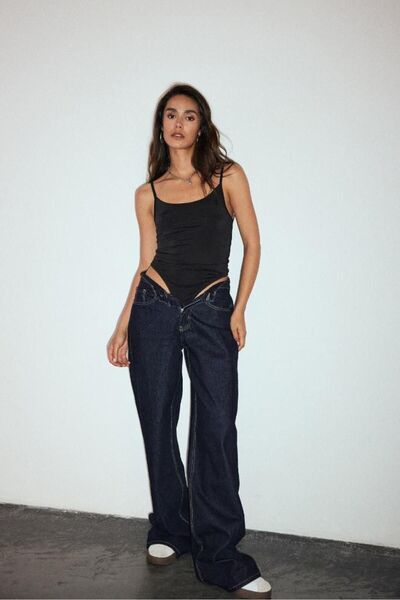 Bases Stylish Bodysuit with Thin Straps