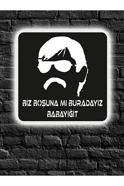 Mony Tasarım Pala Biz Boşuna Mı Buradayız Babayiğit Led Işıklı Tablo