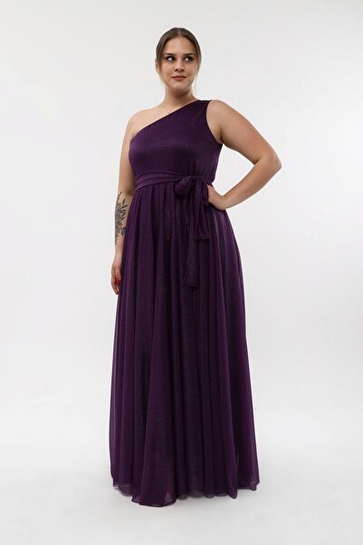 KIRIŞIK Rochie de seară lungă strălucitoare cu detaliu din tul elastic și str...