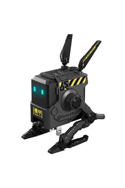 Gravastar 65W Fast Charging Adapter with Alpha65 Gray Robot Figure