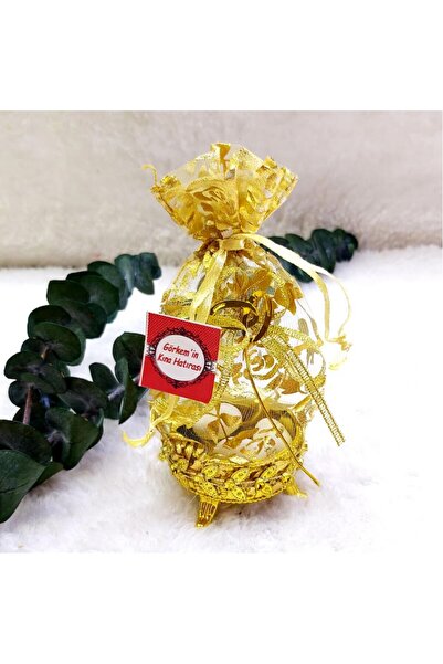 Hayaller Dükkanı 30 Adet Ayaklı Keseli Altın Kına Hediyelik -