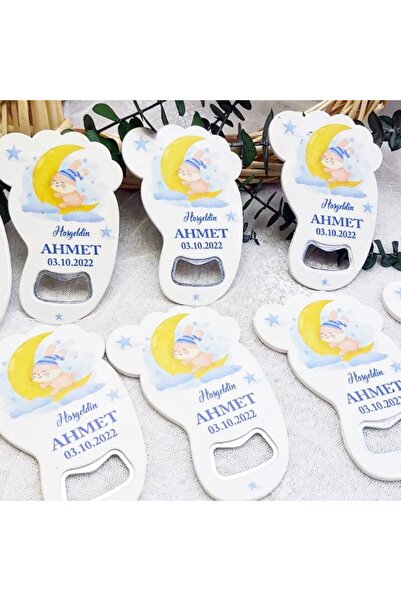 Hayaller Dükkanı 30 Adet Tavşan Basklı Ayak Açacak 11x8 Cm Uv Bebek Magnetler...