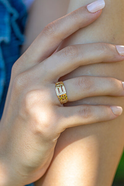 Çgk Çiğdem Gürel Kuyumculuk E Harf Altın Yüzük