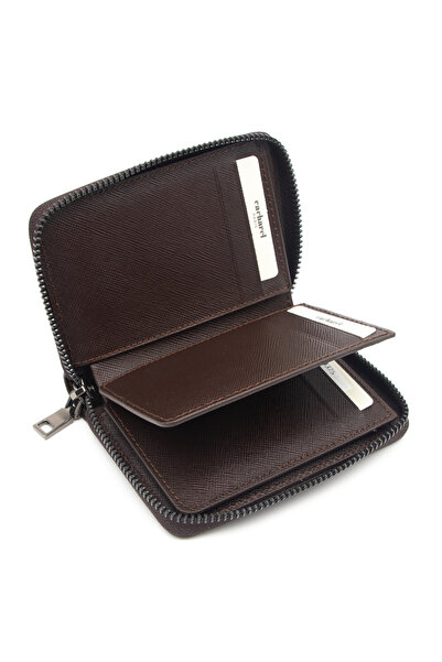 Cacharel Kahve Wint Unisex Deri Cüzdan 24375W18