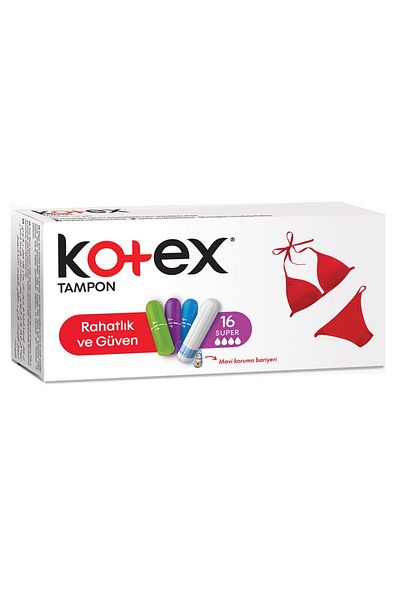 Kotex عازلة سوبر 16 وسادة