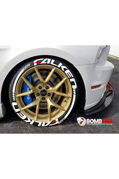 bombtire Falken Text Sticker - Arma 2.5 Cm, New Model, striped, 16 Pieces Glu...