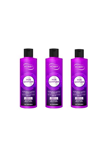 Hobby 250 Ml Purple Shampoo - 3 Pieces