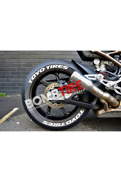 bombtire Motorcycle Tire Lettering Toyo Tires 4 Pieces 2.5 cm Sticker Arma (M...