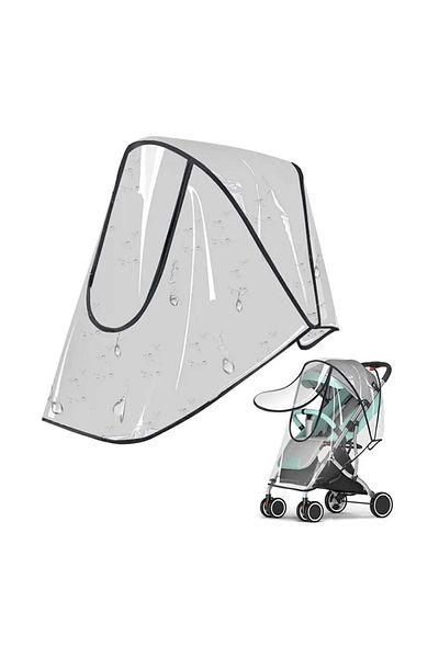Özlem Toys Rain Cover for Baby Stroller - With Zipper and Opening Window (Compatible with All Baby Stroller)